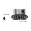 HARFINGTON 2pcs Bevel Gear 1.5M 20 Teeth 12mm Shaft Hole