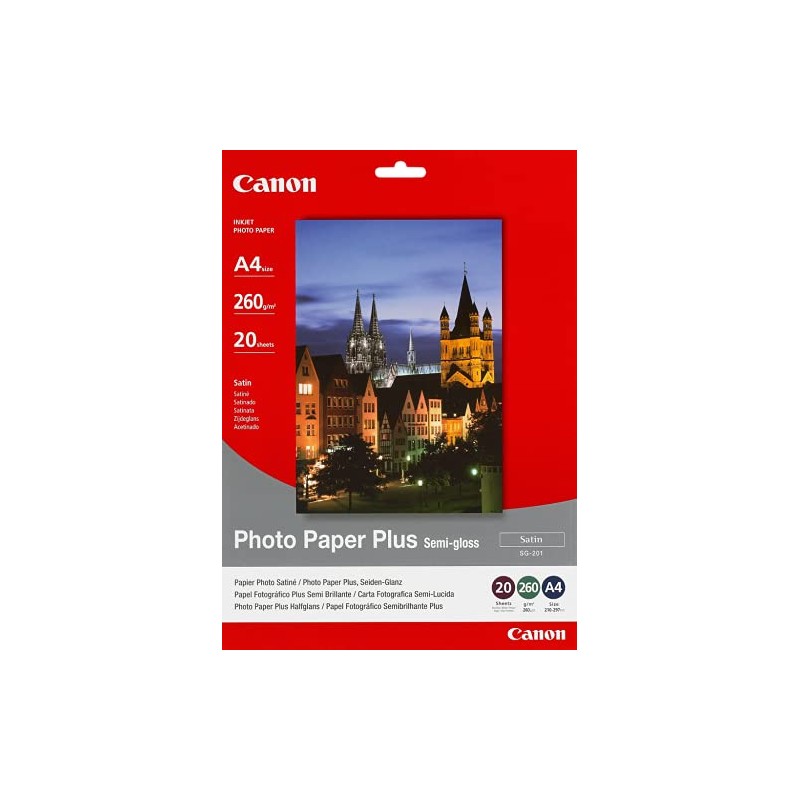 Canon Photo Paper Plus (SG-201, A4, 20 Sheets), 1
