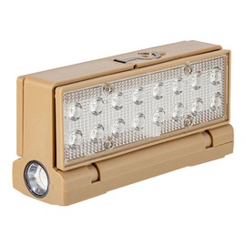 Foldable Solar Camping Light Type C 2200mAh IP66 Waterproof Solar Tent Light for Emergency Hurricane Hiking Brown