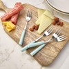 Darbie Angell Happy Collection Appetizer Forks, Set Of 4, Blue