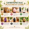 Prajet Crystal Green Fluorite Gemstone Egg 45–50 mm Natural Smooth