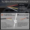 8-Pack 6 LED Amber Strobe Lights Vehicles Trucks Emergency Strobe