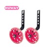 HUWAY training wheels flash mute wheel bicycle stabiliser mounted Kit