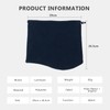 LumiSyne Winter Neck Warmer Double-Layer Fleece Neck Gaiter With Adjustable