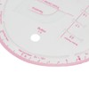 5pcs 6403 Curve Ruler Set Multifunctional Plastic Curve Pattern Ruler