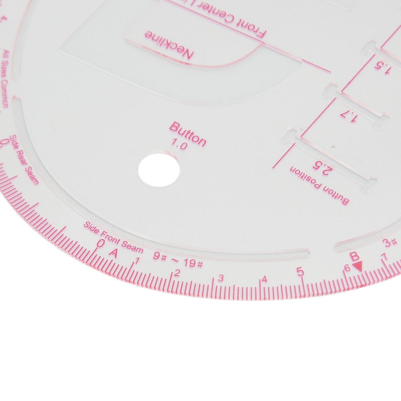 5pcs 6403 Curve Ruler Set Multifunctional Plastic Curve Pattern Ruler