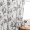 MYSKY HOME Curtains 84 Inch Length Floral Curtains for Living