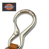Dickies Carabiner Key Chain (Dark Brown) Free Size, dark brown
