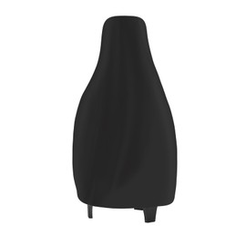 Chiminea Cover Outdoor Waterproof Chiminea Fire Pit Cover Heavy Duty Durable Chimineas Protection Cover with Drawstring (Black, 24D x 48H in)