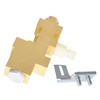 munirater PV6 Brake Proportioning Valve Brass Disc/Disc Brake System Combination