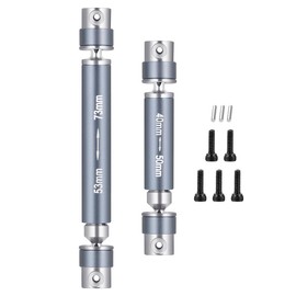 RCLIONS Steel RC Center Drive Shaft 40+53mm Driveshaft for 1/24th AXIAL SCX24 AXI00001 C10 AXI00002 JLU AXI00006 Bronco RC Crawler Car Upgrade Parts