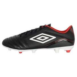 Umbro Men's Classico 12 FG Soccer Cleat, Black/White/Red