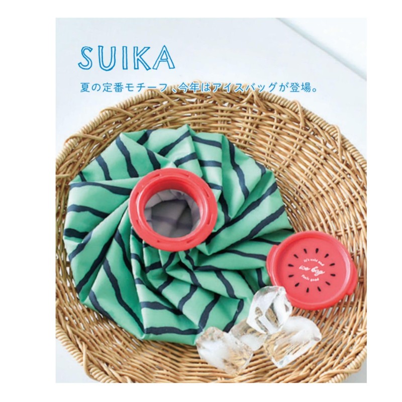 Watermelon Ice Bag (S) Ice Bag Red Approx. Φ5.5 inches