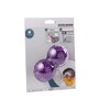 Fackelmann 54022 Dryer Balls Fluffy Plastic, Berry, 6.5 x 6.5