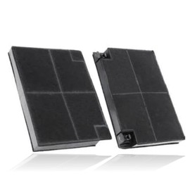 SPARES2GO Type EFF70 Charcoal Carbon Filter For Firenzi Cooker Hood Vent (193 x 135 x 20 mm, Pack of 2 Filters)