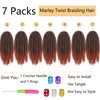 105 Strands Marley Twist Braiding Hair 12 Inch Marley Twist