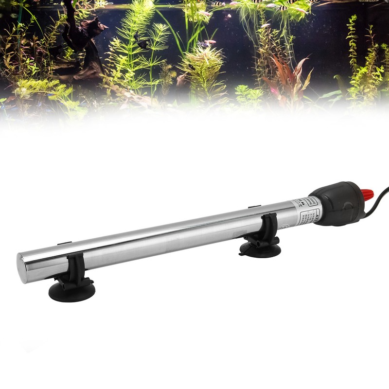 Aquarium Heater Stainless Steel Adjustable Automatic Thermostatic Heating Rod for
