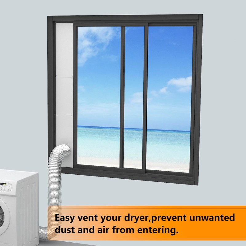LBG Products Dryer Vent Window Kit for 4" Diameter Dryer