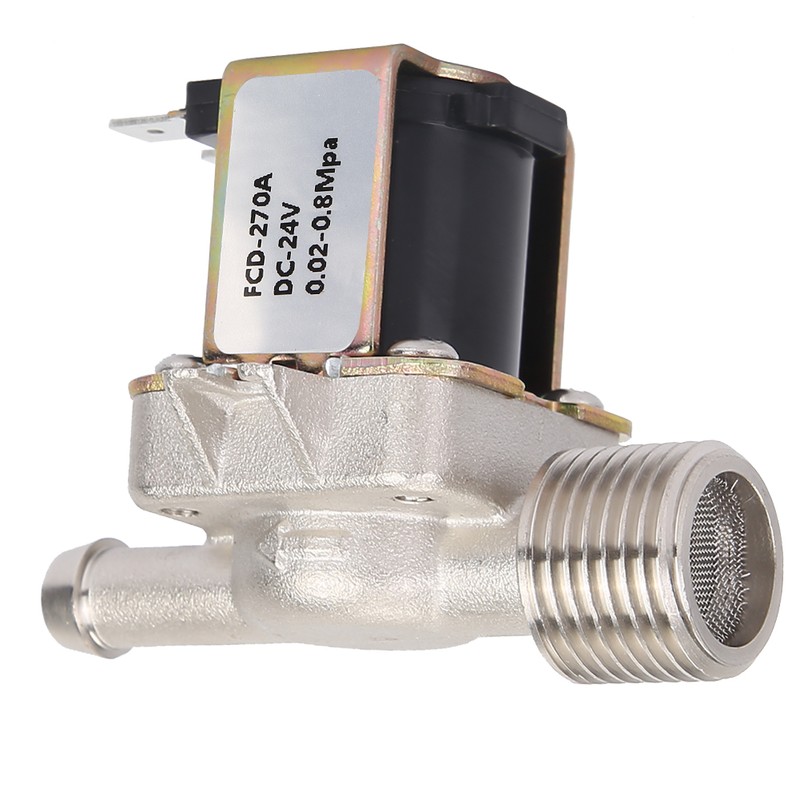1/2" Copper Electric Solenoid Valve NC Normally Closed Water Inlet