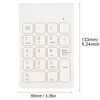 Mini Keyboard Wireless Numeric Keypad 2.4G USB Ergonomic Lightweight PC