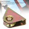 2PCS V Groove Wheel Pulley, Galvanized Alloy Steel Track Rail