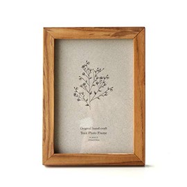 ify6950 Photo Frame, Wood, Teak Wood, Stylish, 0.6 gal (2 L), Wall Hanging, Tabletop, Photo Stand, Teak Wood Frame, Photo 2L