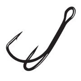Gamakatsu Extra Wide Gap Frog Hook-3 Per Pack (Black, 3/0)