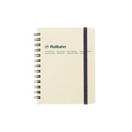 Delfonics Rollbahn Spiral Classic Notebooks: 4-1/2 in. x 5-1/2 in. (Cream) *pock