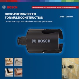 Bosch 2608580765 Speed for Multi Construction holesaw, Black, 121 mm