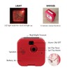 Colorful Silent Alarm Clock – Non-Ticking, Square Design, Battery Operated,
