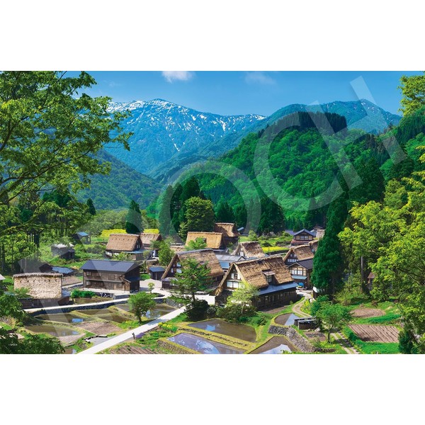 Epoch Company 1000 Piece Jigsaw Puzzle Gokayama-Toyama (50x75cm) 09-047s 09-047s