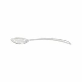 A-to-Z Supply SLSBA412 Basting Spoon, 11", Slotted, Curved Handle, Stainless Steel