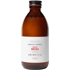  Tónico facial AGUA DE ROSAS, regulador de PH, calmante, hidratante y antiinflamatorio. 100% ingredientes naturales, sin químicos. Contiene agua de rosas, caléndula y manzanilla. 240ml. Contiene micelas de aceite de ROSA MOSQUETA.