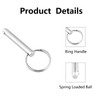 4 Pcs Stainless Steel Quick Release Pin with Spring Loaded