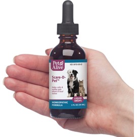 PetAlive Scare-D-Pet for Fear of Loud Noises in Dogs and Cats, 59 mL