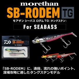 Daiwa Sea Bass/Flounder Lure SB-Rodem TG 30g, Chart H Sardine