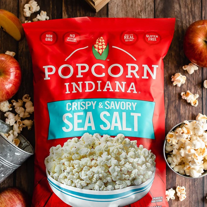 Popcorn, Indiana Sea Salt Popcorn (6 Count - 2.1 Oz