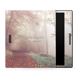 Carbon Fiber Tablet Skin Compatible with BOOX Go Color 7 (2024) - Happens for A Reason - Premium 3M Vinyl Protective Wrap Decal Cover - Easy to Apply | Crafted in The USA by MightySkins