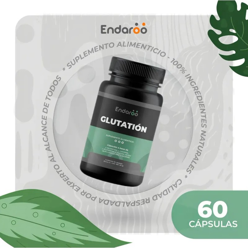 L-glutation,glutamina,glicina, Ácido Alfa Lipoico, 120 Caps Sabor Sin Sabor
