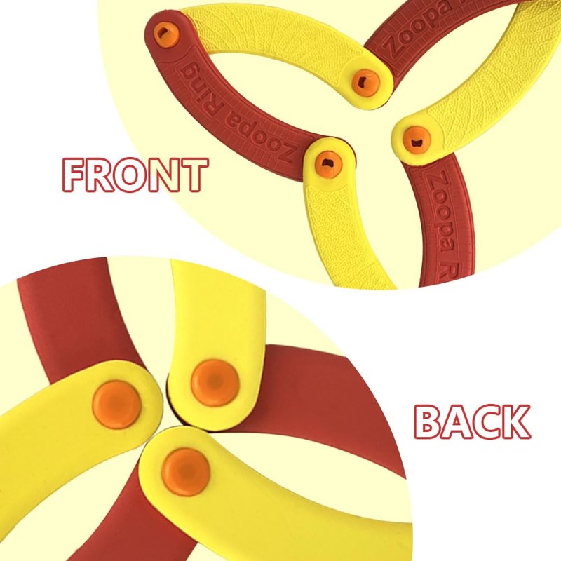 Globebill Toy Flying Ring (Reddish Yellow)