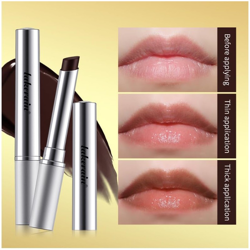 gcdat Almost Lipstick Brown Tinted Lip Balm in Black Honey,