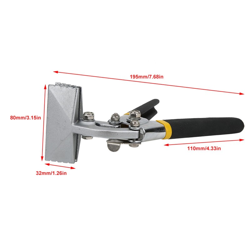 Sheet Metal Bending Pliers, 6 Inch Folding Pliers, Multifunctional Straight