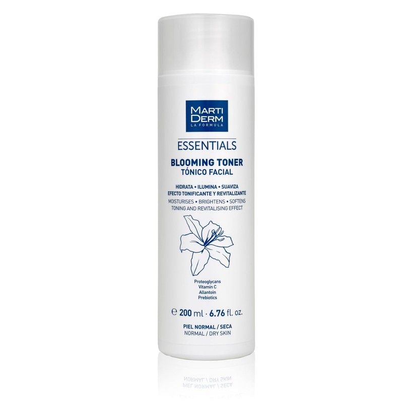 MartiDerm Blooming Toner, Ilumina, Suaviza E Hidrata, Piel Normal/Seca 200