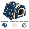 ANPPEX Large Igloo Dog House Indoor,2XL Size Dog Cave for