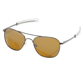 Eagle Eyes Freedom Silver Flash Mirrored Square Aviator Polarized Sunglasses -52mm- Blue Light Protection, and Blocking 99.9% UV Protection