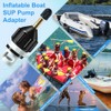2Pcs Inflatable Boat SUP Pump Adapter, Premium Conventional Air Adapter,