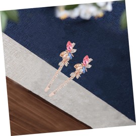 Ipetboom Cute Bow Hair Clips Rhinestone Butterfly Hair Clip Set for Women Girls