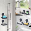 VirtuGro 2Pcs Suction Soap Dishes for Shower Soap Holder No