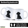 Huuraa Tasse schwarzer Labrador Retriever Black Labi Comic Geschenk 330ml