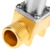 DC 4.5V 1/2" Water Flow Pulse Electromagnetic Valve Brass Solenoid